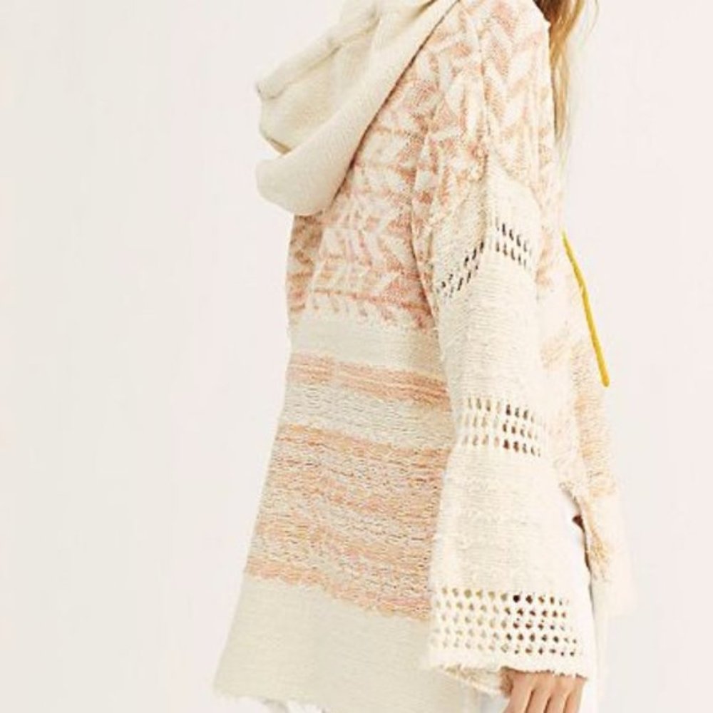 Free People Coastline Hoodie Small NWT - Picture 2 of 7